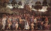 PERUGINO, Pietro Moses's Journey into Egypt a painting